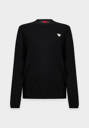 HUGO, SESSIRIA - Pullover - black