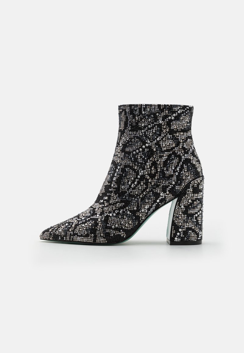 Blue by Betsey Johnson KRIS - Μποτάκια με ψηλό τακούνι - black/silver