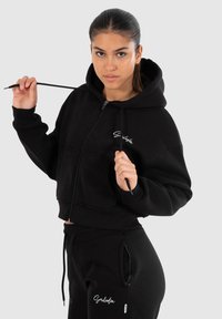 Smilodox Felpa con zip - schwarz