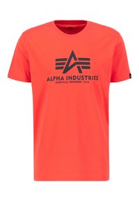 Camiseta estampada - radiant red