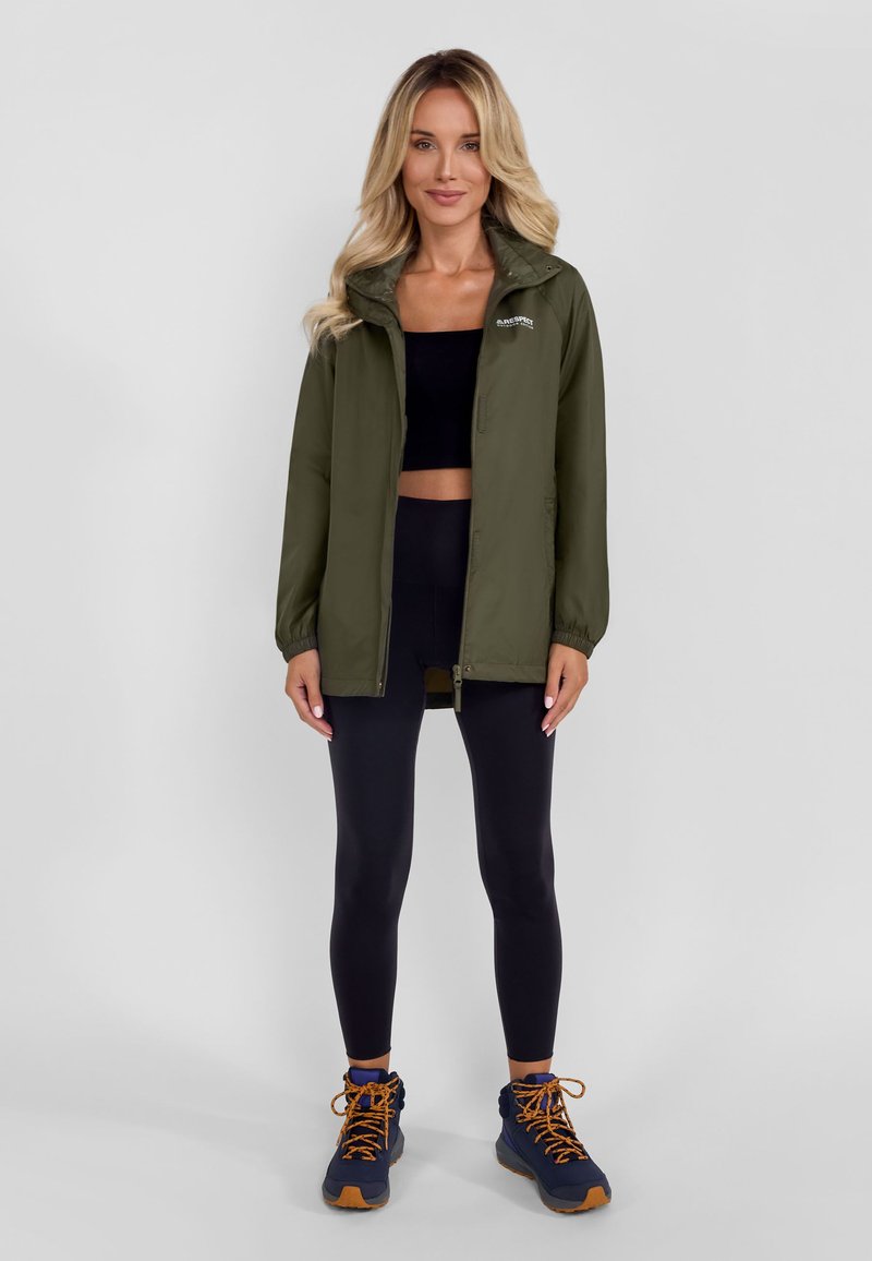 RESPECT PACKAWAY - Vodootporna jakna - khaki