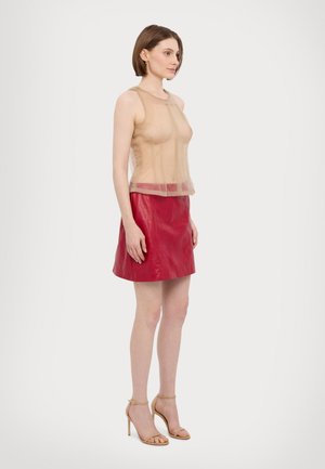 SCULPT TOP - Top - champagne