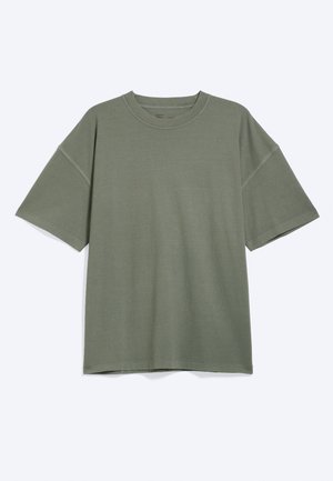 Weekday, OVERSIZED BOXY - Lihtne T-särk - khaki green
