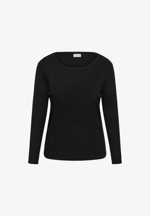 Kaffe Curve, KCCARINA LONG SLEEVE - T-shirt à manches longues - black deep