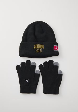 Jordan JAN BEANIE UNISEX SET - Handsker - black/gold