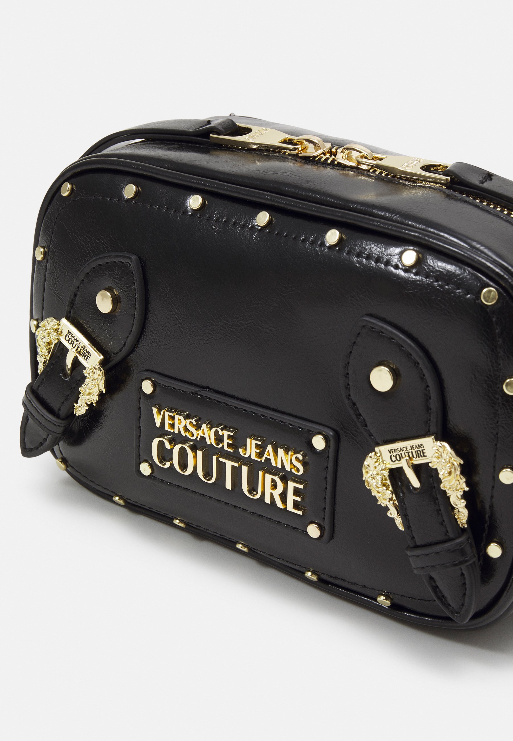 Versace Jeans Couture BIKER COUTURE 01 - Across body bag - black -  Zalando.ie