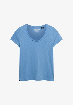 Superdry & Co, SUPERDRY STUDIOS SCOOP NECK T-SHIRT.. - T-shirts basic - bluebell