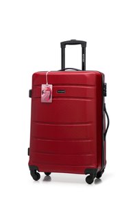 WITTCHEN MEDIUM SUITCASE WITH LUGGAGE TAG FROM ABS - Trolley - red