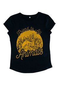 Henry Tiger BAMBI FRIEND TO ANIMALS - Camiseta estampada - navy blue