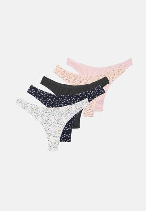 5 PACK - String - grey/black/pink