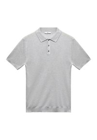 Mango Polo - mottled light grey