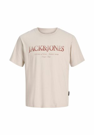 Jack & Jones, T- - Printtipaita - moonbeam