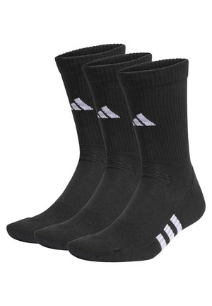 adidas Performance CUSHIONED CREW 3 PAIRS - Calze sportive - black