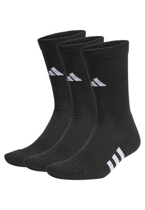 CUSHIONED CREW 3 PAIRS - Calze sportive - black