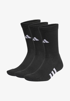 adidas Performance CUSHIONED CREW 3 PAIRS - Calze sportive - black