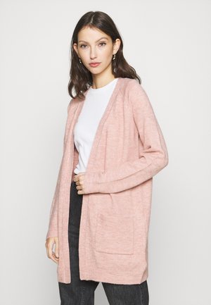 PCPERLA LONG CARDIGAN - Cardigan - misty rose