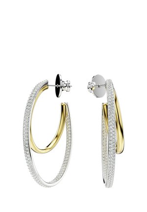 HYPERBOLA HOOP ROUND CUT MEDIUM - Pendientes - white