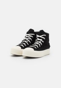 Converse CHUCK TAYLOR ALL STAR LIFT - Sapatilhas de cano alto - black/egret