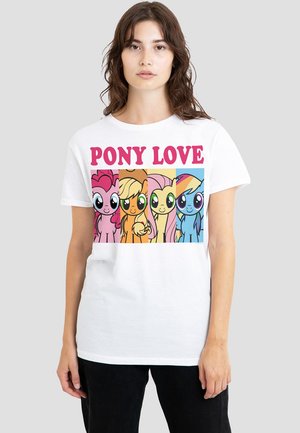 MY LITTLE PONY PONY LOVE - Print T-shirt - white