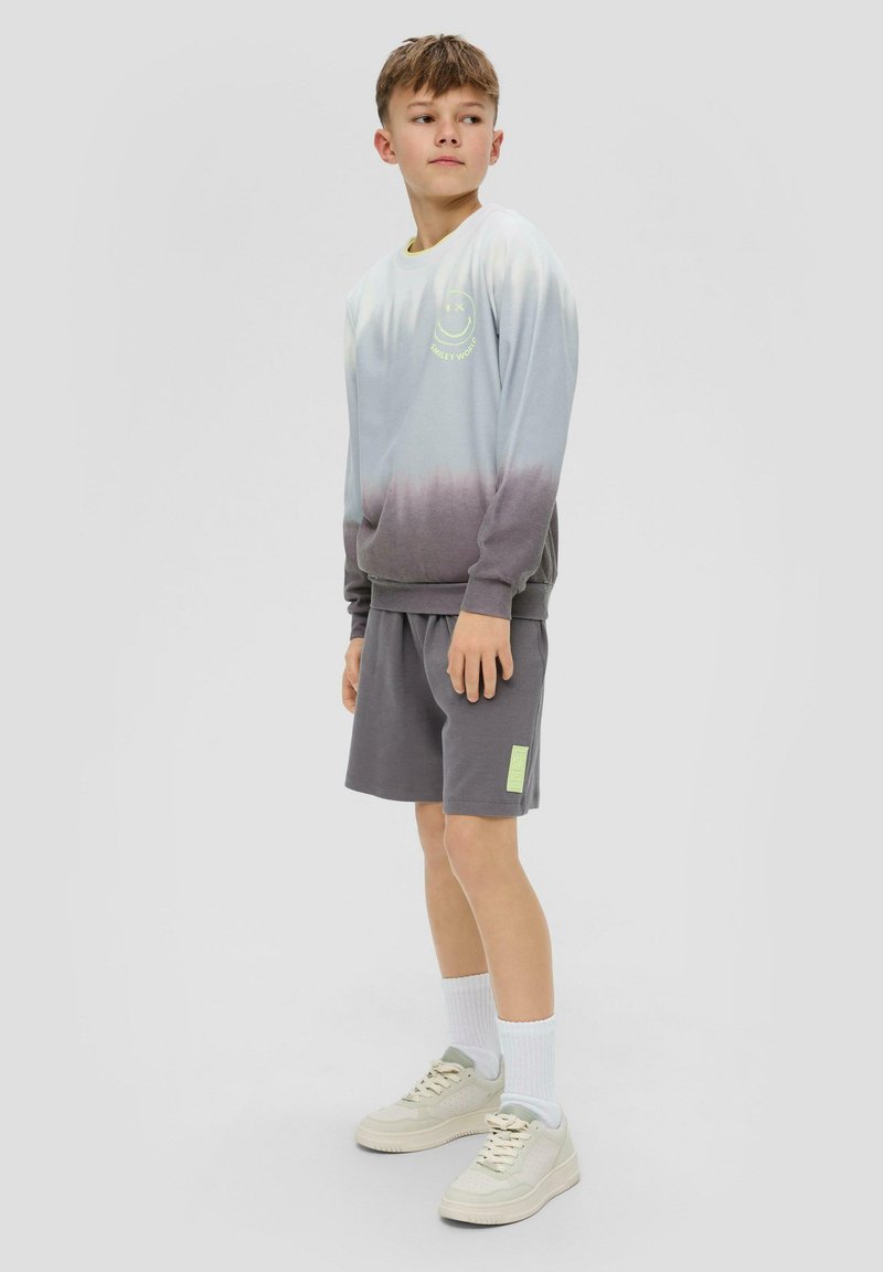 s.Oliver À IMPRIMÉ SUR LE DEVANT ET AU DOS - Sweater - grau meliert