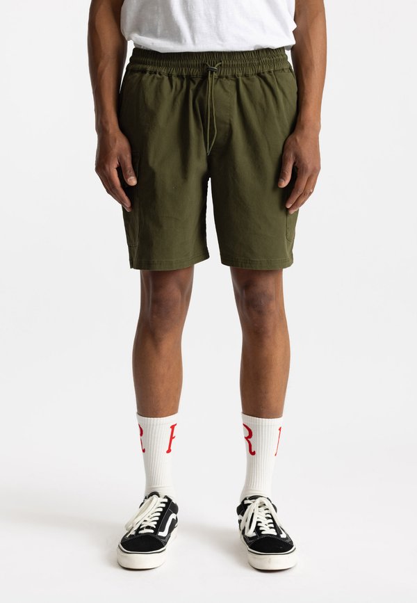 WITH VINTAGE WASH - Shorts - army