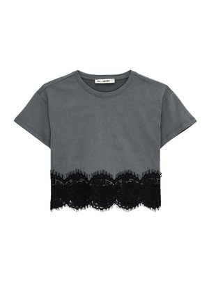 Koton, Print T-shirt - anthracite