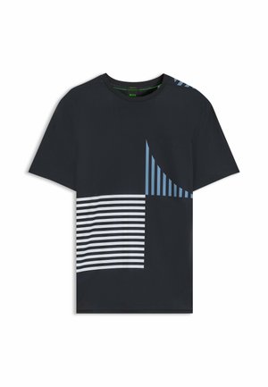 BOSS, T-Shirt print - dark blue two
