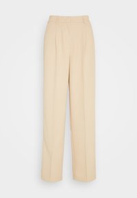 Pieces Tygbyxor - beige