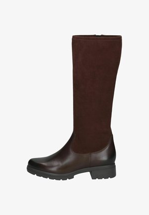 Caprice, STIEFEL - Plateaulaarzen - dk brown comb