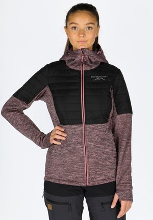 LOFOTEN HYBRID - Giacca outdoor - dusty pink melange black