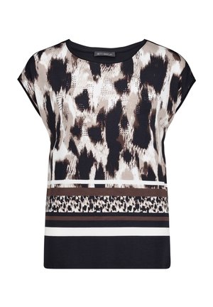 Betty Barclay, BETTY BARCLAY MIT AUFDRUCK BLUSENSHIRT - T-shirt print - schwarz beige