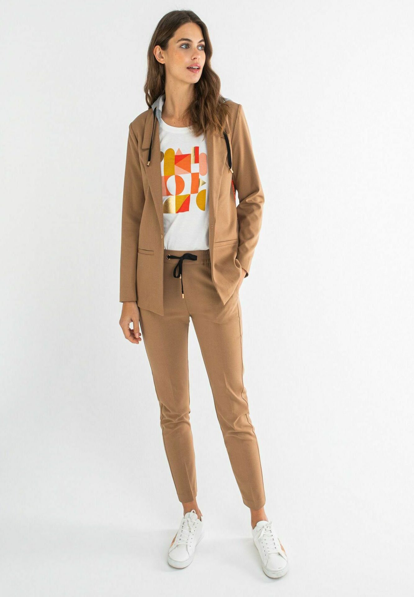 Débardeur Dentelle I.Code By IKKS - Beige Foncé (marron), Taille XL - Polyester, Sans Manches - Neuf Avec étiquette