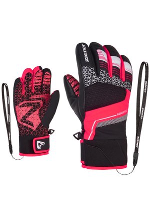 Reusch Reusch Warrior R-Tex® Xt Junior Black / White / Fluo Red Gants de ski enfant