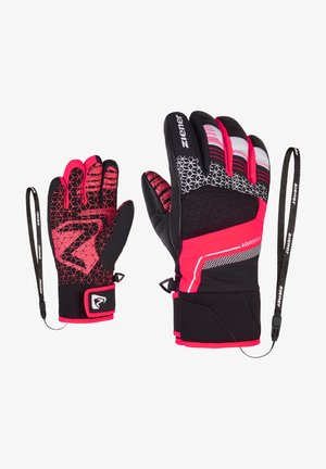 Reusch Reusch Warrior R-Tex® Xt Junior Black / White / Fluo Red Gants de ski enfant Reusch Reusch Warrior R-Tex® Xt Junior Black / White / Fluo Red Gants de ski enfant