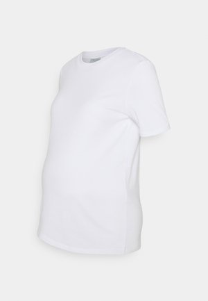 PCMRIA FOLD UP SOLID TEE - Basic T-shirt - white