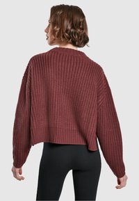Urban Classics WIDE OVERSIZE  - Pullover - cherry