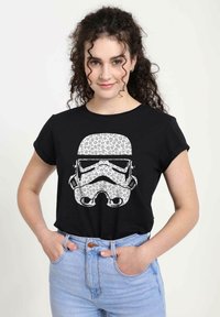Star Wars STAR WARS: CLASSIC LEOPARD TROOPER - Triko s potiskem - black