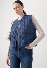 Lollys Laundry QUILTED VEST - Γιλέκο - dark blue