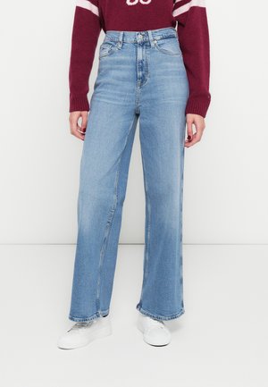 CLAIRE - Széles szárú - denim medium