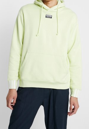 Felpa con cappuccio - neon yellow