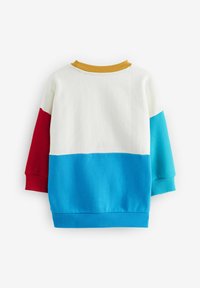 Next COLOURBLOCK CHARACTER CREW NECK - REGULAR FIT - Sweatshirt - white blue red