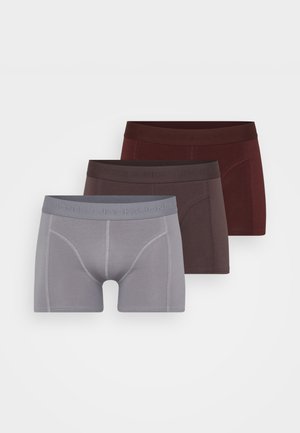 JACORDINARY TRUNKS 3 PACK - Bokserbriefs - malt ball/marsala/iron gate
