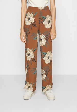 Trousers - cognac