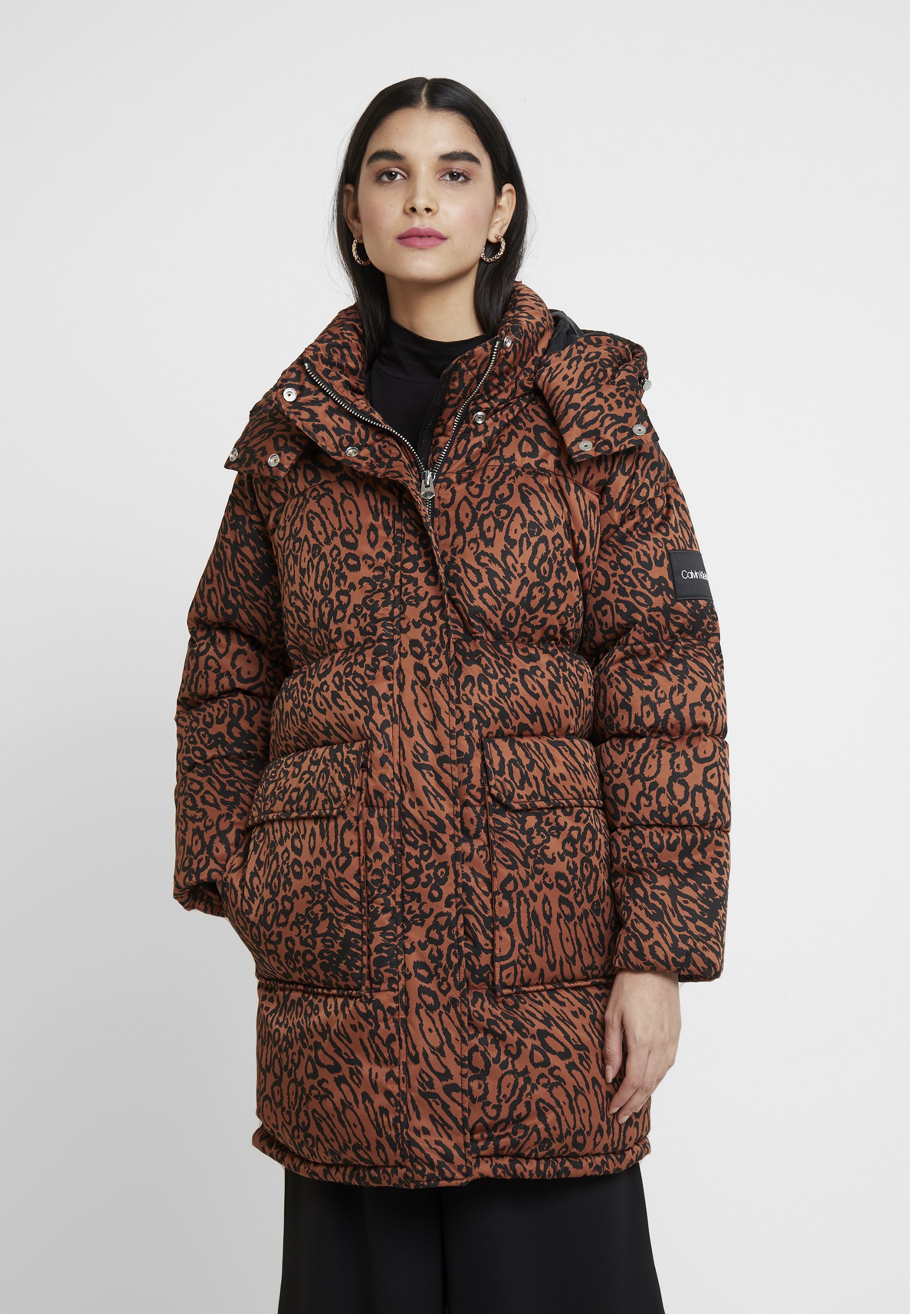 calvin klein leopard jacket