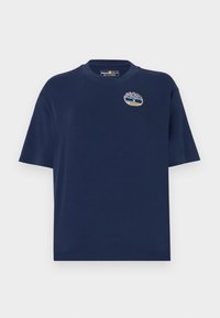 FRESH BACK AND FRONT GRAPHIC TEE VINTAGE - Marškinėliai su spaudiniu - peacoat