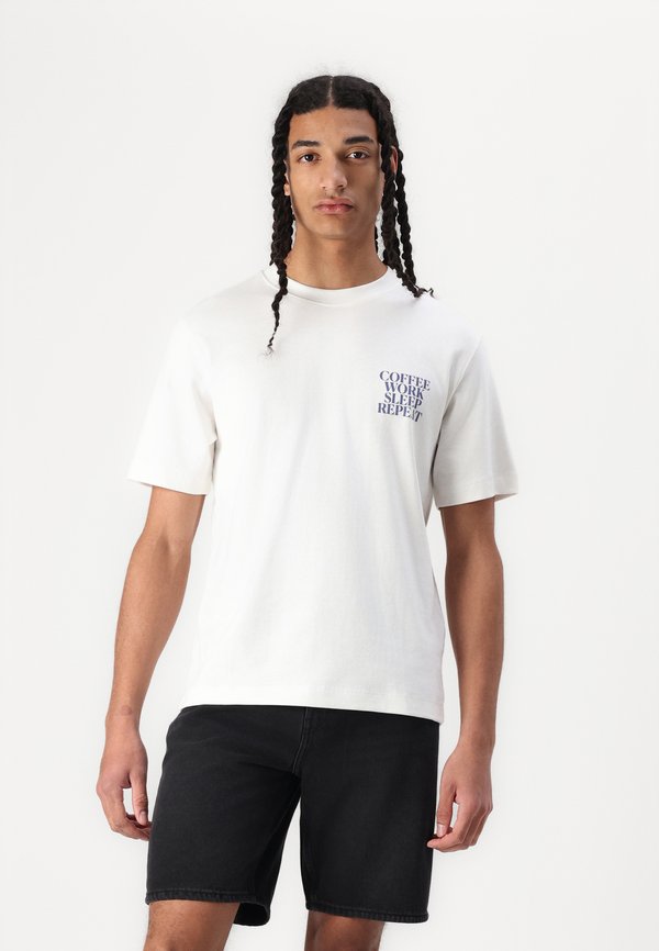 JPRBLAJULIAN TEE  - Print T-shirt - cloud dancer4