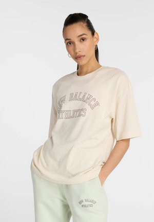 GRAPHIC OVERSIZED - T-shirt print - linen