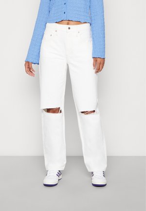 Relaxed fit jeans - white denim
