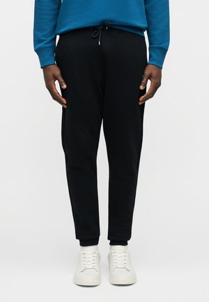 SLIM FIT ZEBRA - Trainingsbroek - black