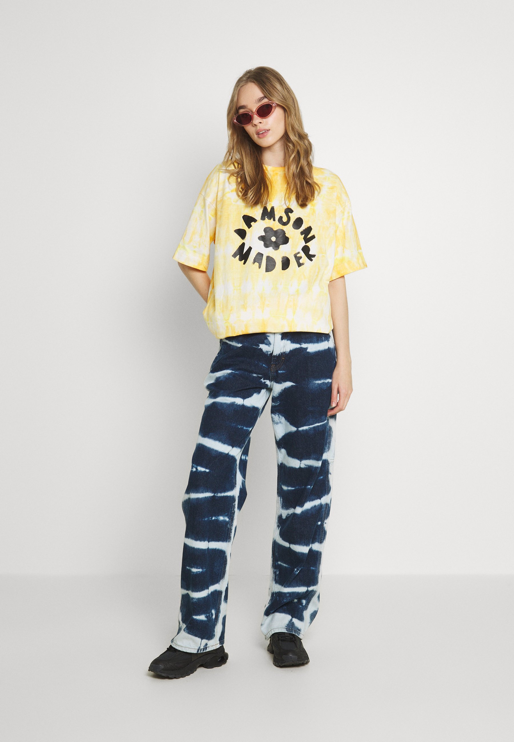 DAMSON MADDER Print T-shirt - orange 